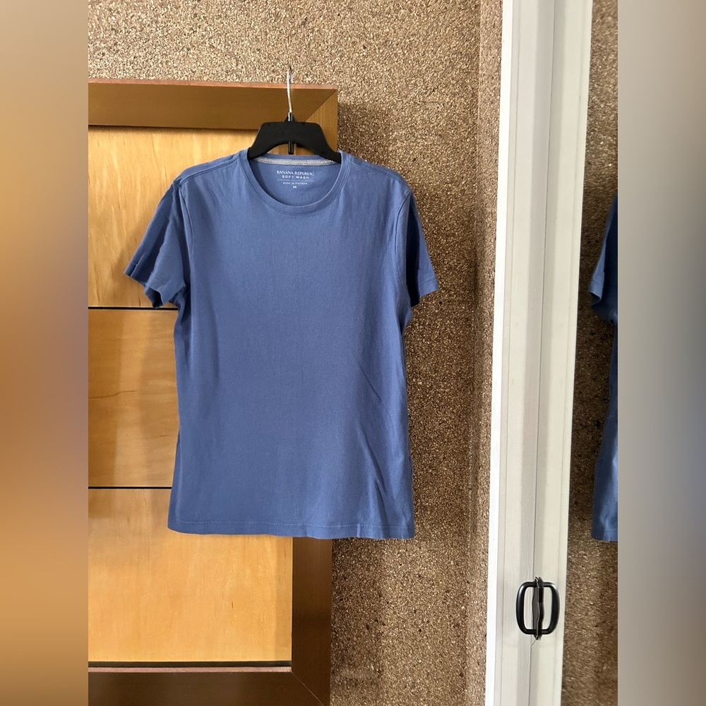 Banana Republic Men’s Blue Short Sleeve Shirt Size M